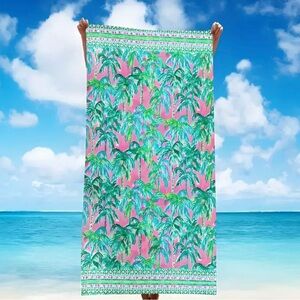 Lilly Pulitzer Inspired Beach Towel
